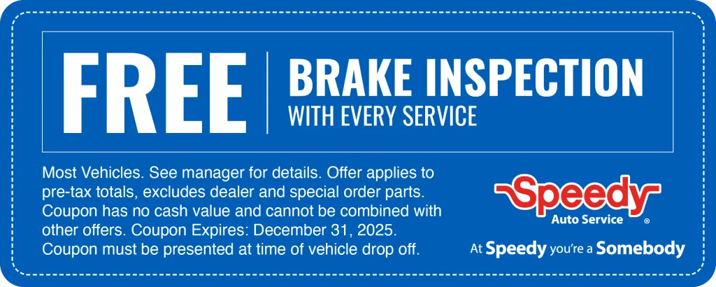 Free Brake Inspection with Every Service